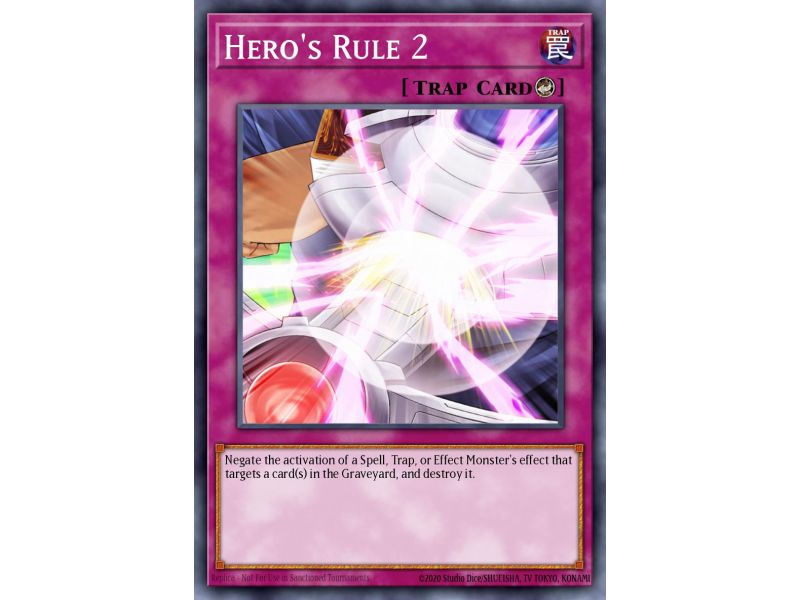 Hero's Rule 2 (Rare)