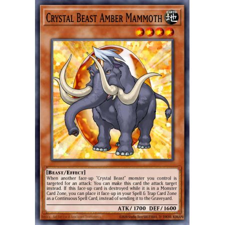 Crystal Beast Amber Mammoth (Common)