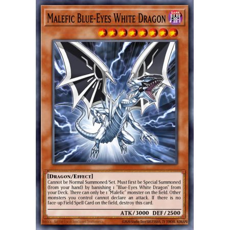 Malefic Blue-Eyes White Dragon (Ultra Rare)