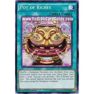 Pot of Riches (Secret Rare) – Secrets of Eternity | Carta YUGIOH en México