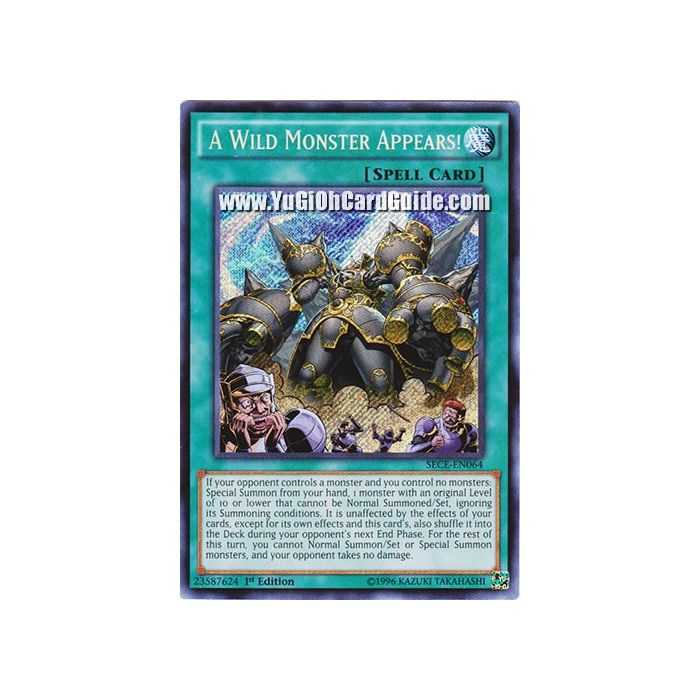 A Wild Monster Appears! (Secret Rare) – Secrets of Eternity | Carta YUGIOH en México