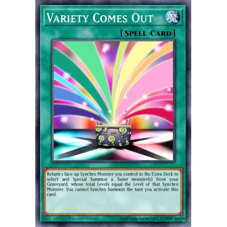 Variety Comes Out (Common)