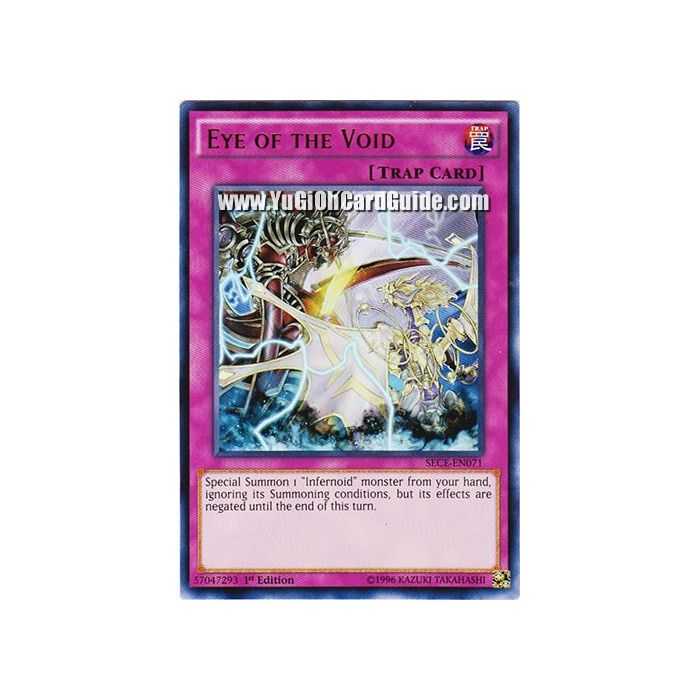 Eye of the Void (Ultra Rare) – Secrets of Eternity | Carta YUGIOH en México