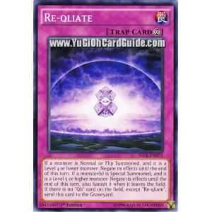 Re-qliate (Common) – Secrets of Eternity | Carta YUGIOH en México