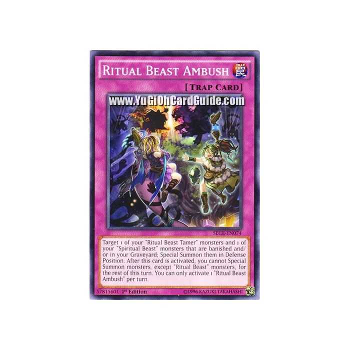 Ritual Beast Ambush (Common) – Secrets of Eternity | Carta YUGIOH en México