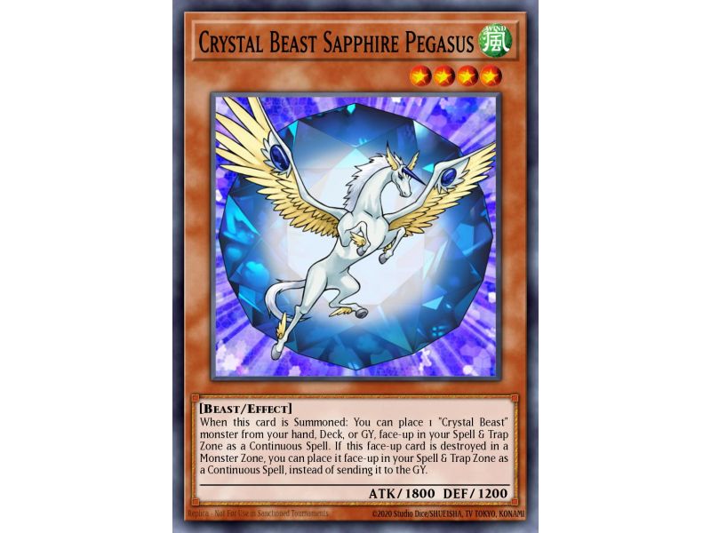 Crystal Beast Sapphire Pegasus (Duel Terminal Normal Parallel Rare)