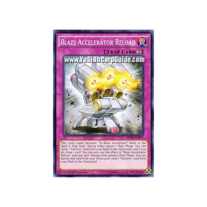 Blaze Accelerator Reload (Common) – Secrets of Eternity | Carta YUGIOH en México