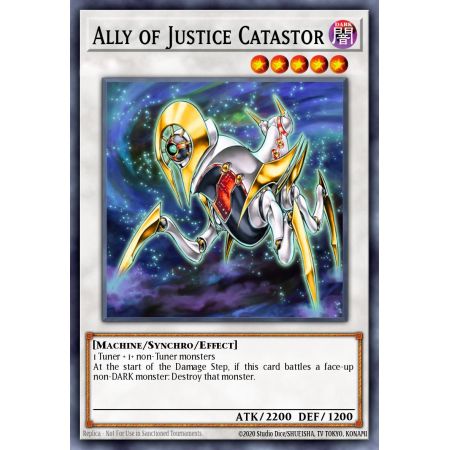 Ally of Justice Catastor (Duel Terminal Rare Parallel Rare)