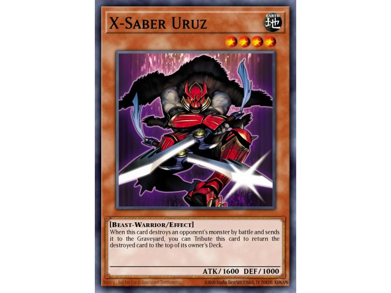 X-Saber Uruz (Duel Terminal Normal Parallel Rare)