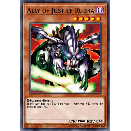 Ally of Justice Rudra (Duel Terminal Normal Parallel Rare)
