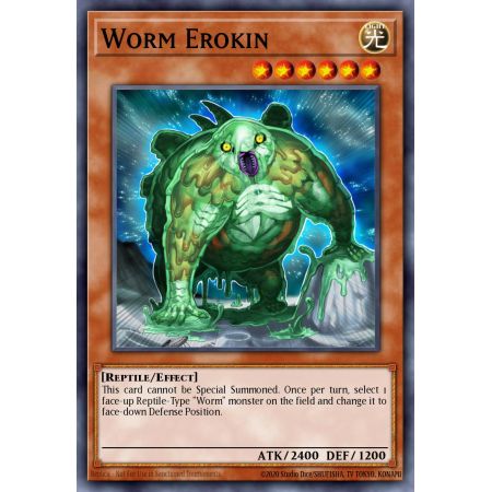 Worm Erokin (Duel Terminal Super Parallel Rare)