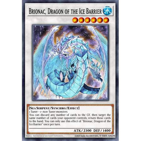 Brionac, Dragon of the Ice Barrier (Duel Terminal Ultra Parallel Rare)