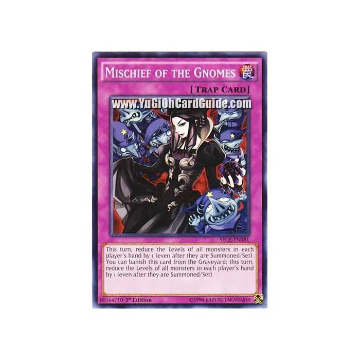 Mischief of the Gnomes (Common) – Secrets of Eternity | Carta YUGIOH en México