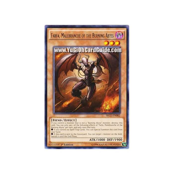 Farfa, Malebranche of the Burning Abyss (Rare) – Secrets of Eternity | Carta YUGIOH en México