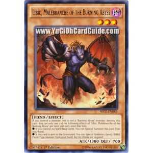 Libic, Malebranche of the Burning Abyss (Rare) – Secrets of Eternity | Carta YUGIOH en México