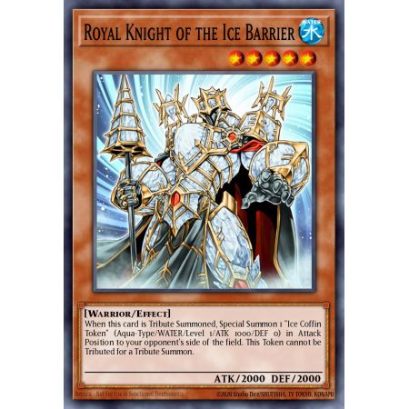 Royal Knight of the Ice Barrier (Duel Terminal Super Parallel Rare)