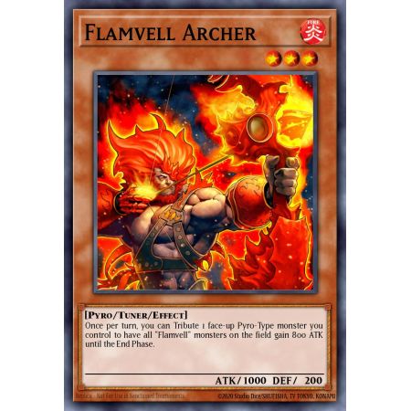 Flamvell Archer (Duel Terminal Normal Parallel Rare)