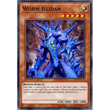 Worm Illidan (Duel Terminal Super Parallel Rare)