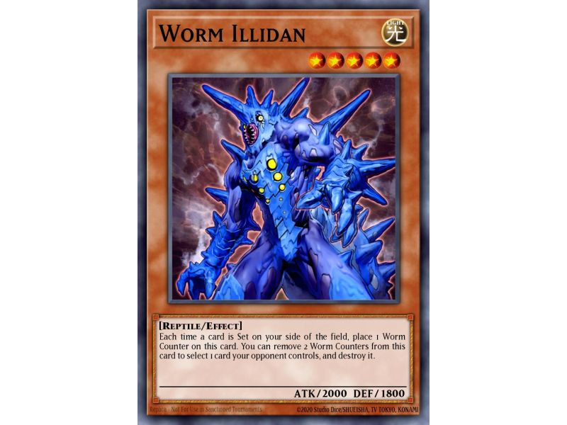 Worm Illidan (Duel Terminal Super Parallel Rare)