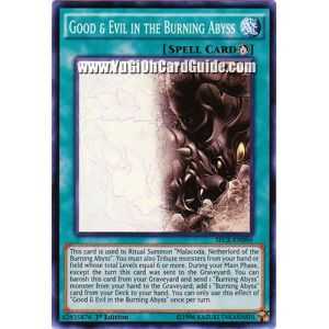 Good & Evil in the Burning Abyss (Super Rare) – Secrets of Eternity | Carta YUGIOH en México