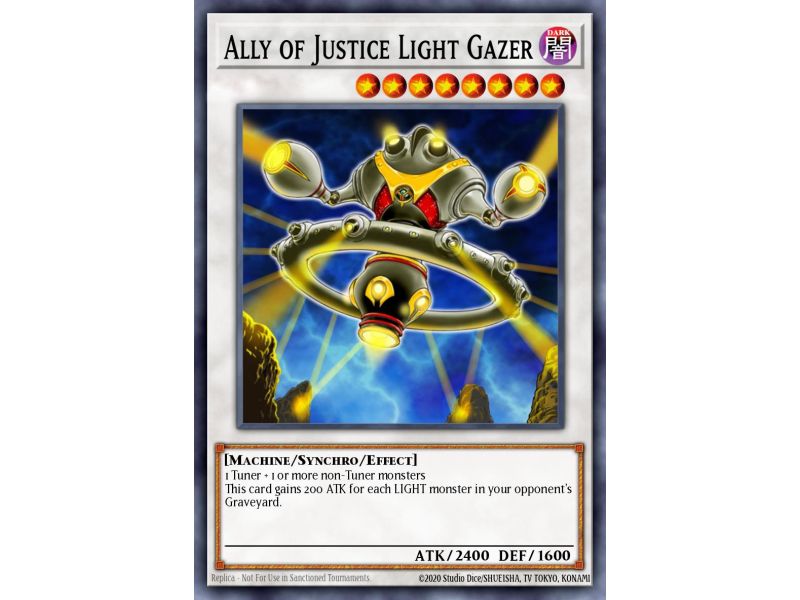 Ally of Justice Light Gazer (Duel Terminal Ultra Parallel Rare)