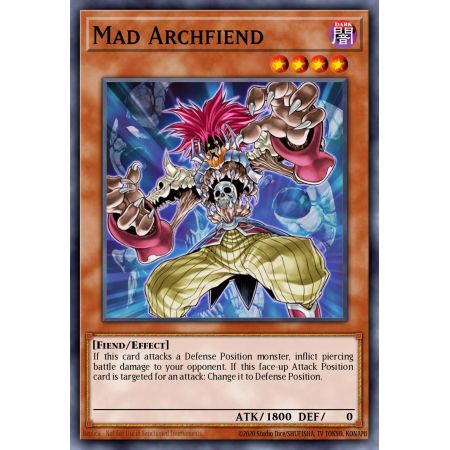 Mad Archfiend (Duel Terminal Normal Parallel Rare)
