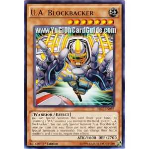 U.A. Blockbacker (Rare) – Secrets of Eternity | Carta YUGIOH en México