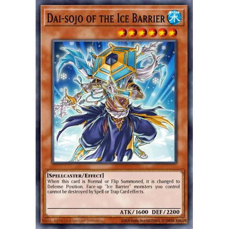 Dai-sojo of the Ice Barrier (Duel Terminal Super Parallel Rare)