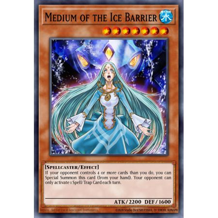 Medium of the Ice Barrier (Duel Terminal Normal Parallel Rare)