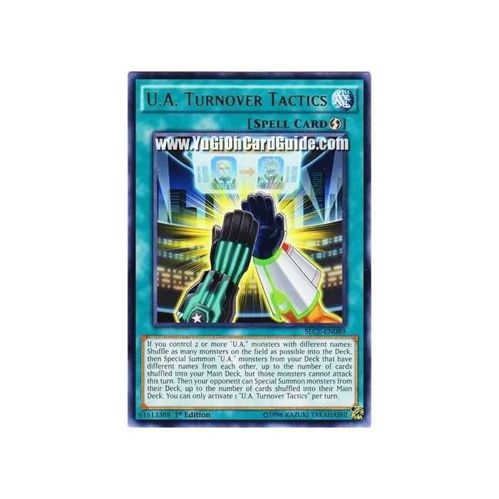 U.A. Turnover Tactics (Rare) – Secrets of Eternity | Carta YUGIOH en México