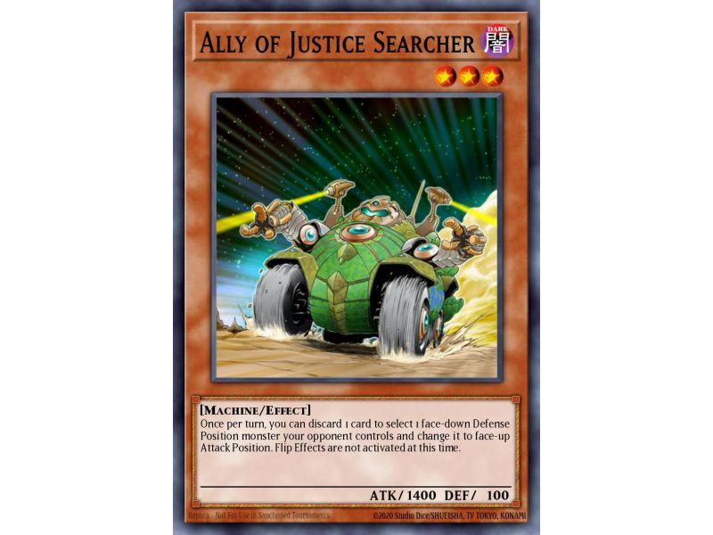 Ally of Justice Searcher (Duel Terminal Rare Parallel Rare)