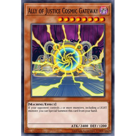 Ally of Justice Cosmic Gateway (Duel Terminal Super Parallel Rare)
