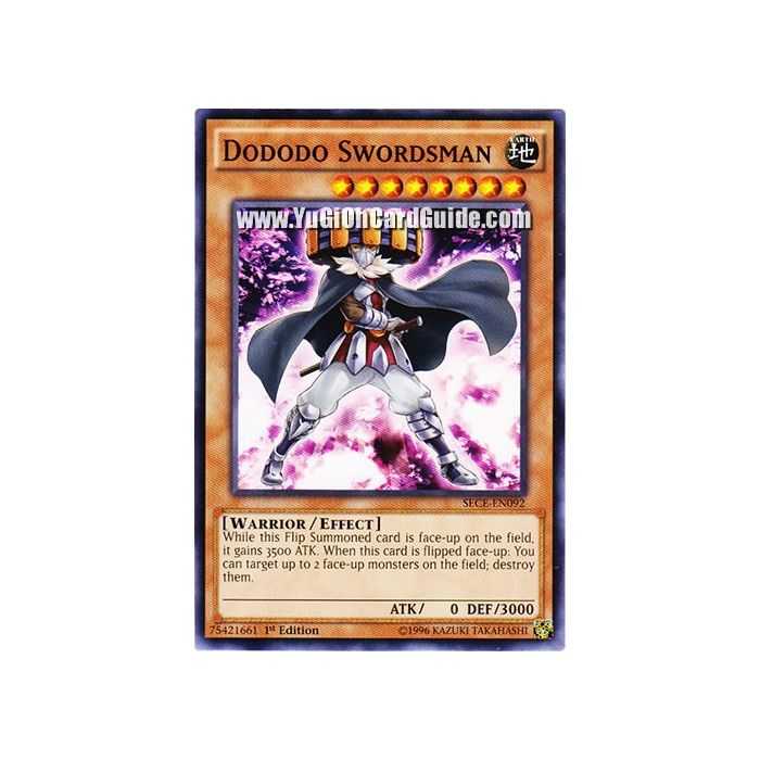 Dododo Swordsman (Common) – Secrets of Eternity | Carta YUGIOH en México
