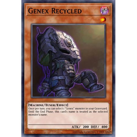 Genex Recycled (Duel Terminal Normal Parallel Rare)