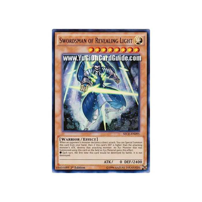 Swordsman of Revealing Light (Ultra Rare) – Secrets of Eternity | Carta YUGIOH en México