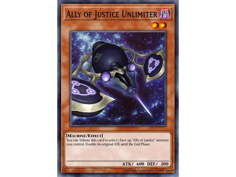 Ally of Justice Unlimiter (Duel Terminal Normal Parallel Rare)
