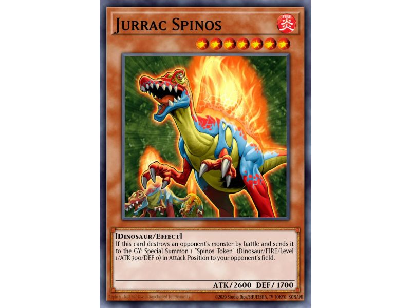 Jurrac Spinos (Duel Terminal Rare Parallel Rare)