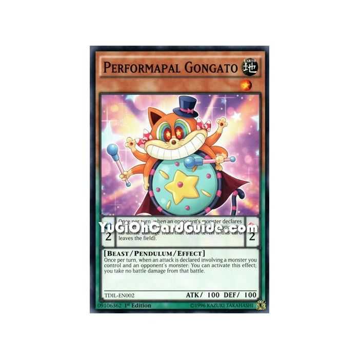 Performapal Gongato (Common) – The Dark Illusion | Carta YUGIOH en México