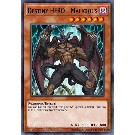 Destiny HERO - Malicious (Duel Terminal Normal Parallel Rare)