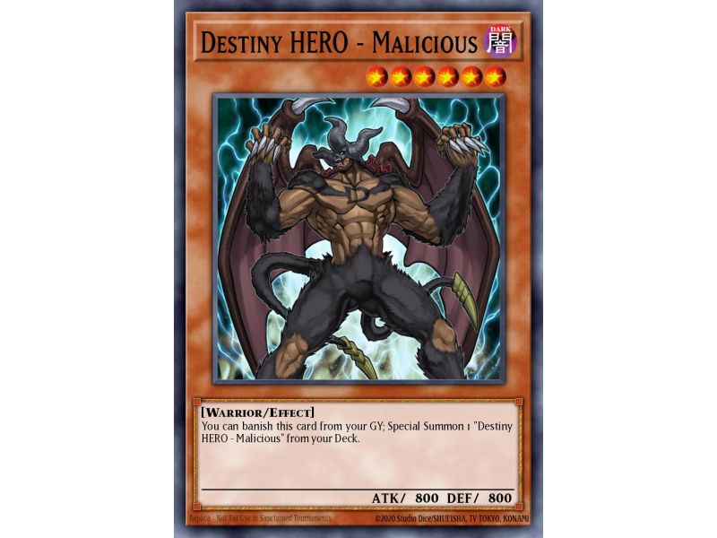 Destiny HERO - Malicious (Duel Terminal Normal Parallel Rare)