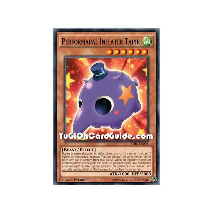 Performapal Inflater Tapir (Common) – The Dark Illusion | Carta YUGIOH en México