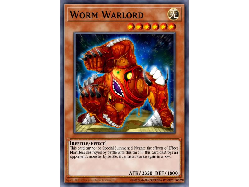 Worm Warlord (Duel Terminal Rare Parallel Rare)