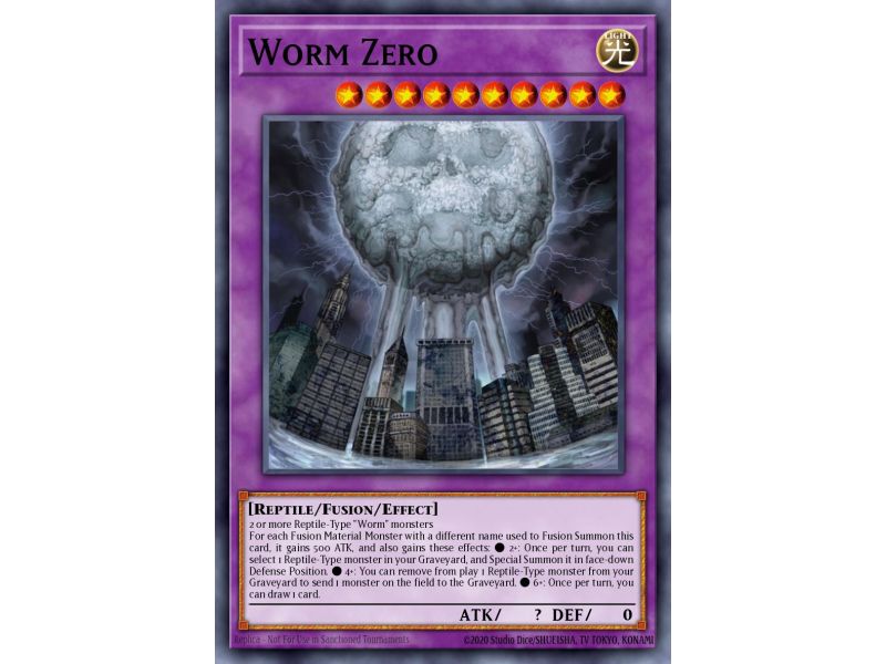 Worm Zero (Duel Terminal Super Parallel Rare)