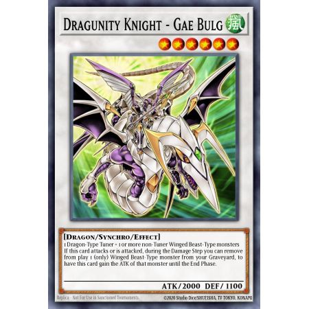 Dragunity Knight - Gae Bulg (Duel Terminal Ultra Parallel Rare)