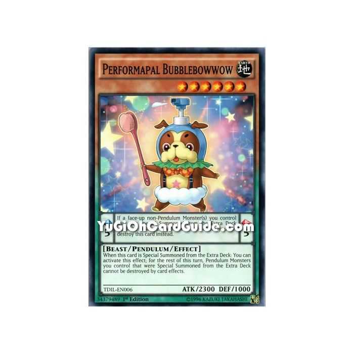 Performapal Bubblebowwow (Common) – The Dark Illusion | Carta YUGIOH en México