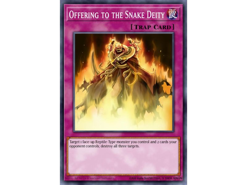 Offering to the Snake Deity (Duel Terminal Normal Parallel Rare)