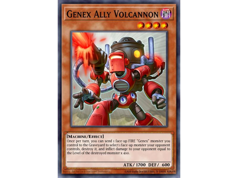 Genex Ally Volcannon (Duel Terminal Normal Parallel Rare)