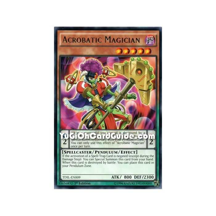 Acrobatic Magician (Rare) – The Dark Illusion | Carta YUGIOH en México