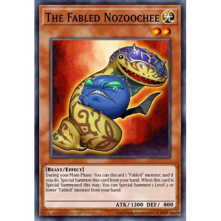 The Fabled Nozoochee (Duel Terminal Normal Parallel Rare)