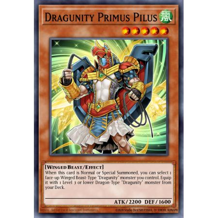 Dragunity Primus Pilus (Duel Terminal Super Parallel Rare)